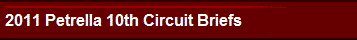 2011 Petrella 10th Circuit Briefs